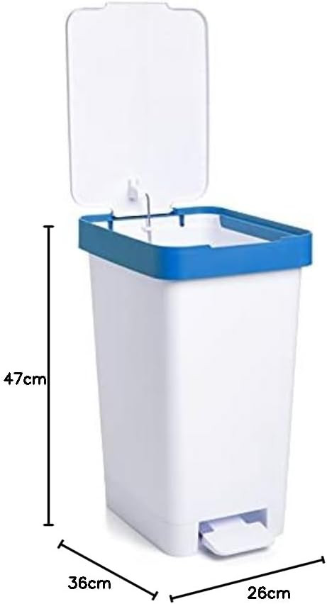 PATTUMIERA A PEDALE 25LT SMART BIANCO&BLU