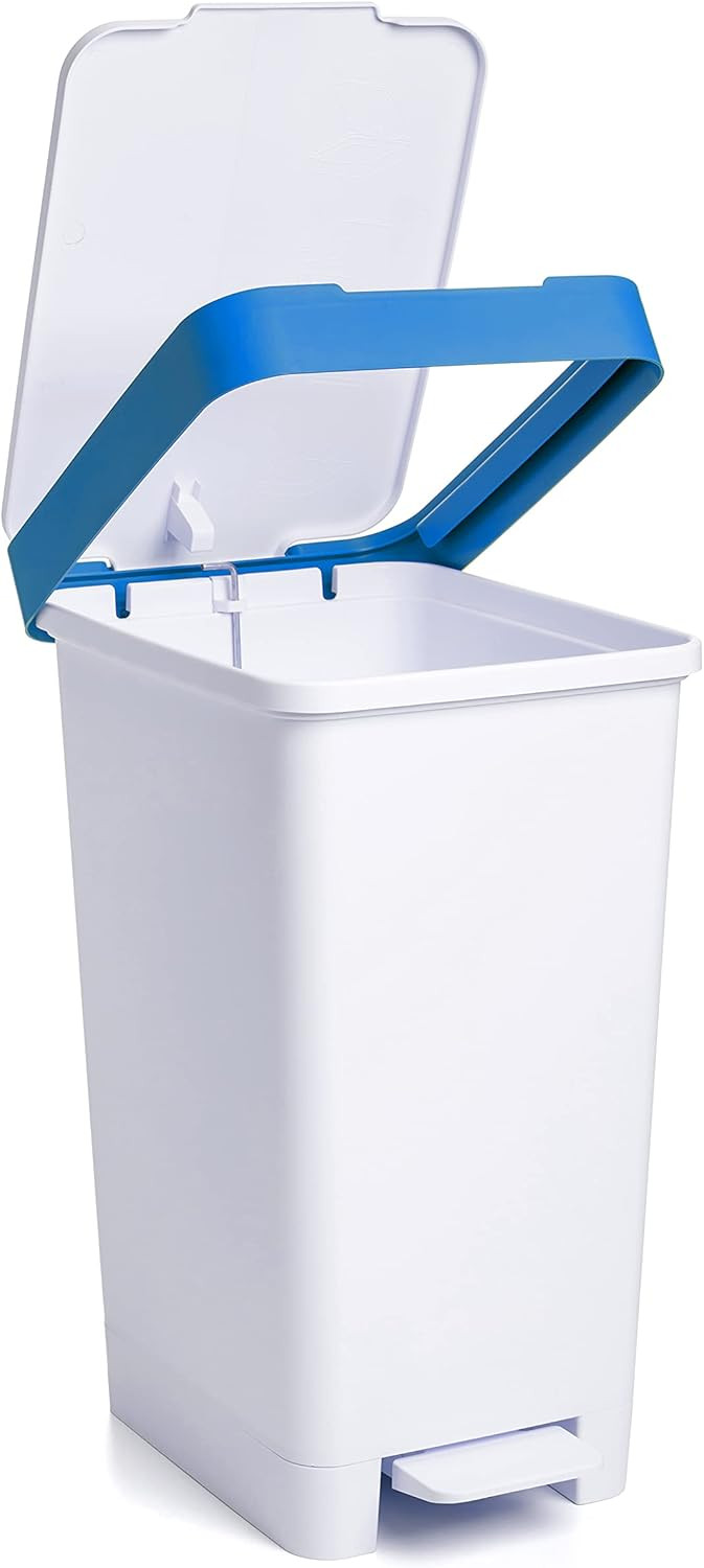 PATTUMIERA A PEDALE 25LT SMART BIANCO&BLU