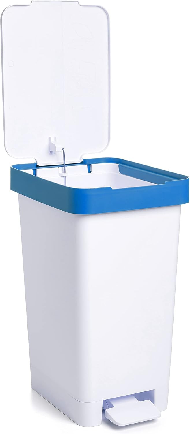 PATTUMIERA A PEDALE 25LT SMART BIANCO&BLU