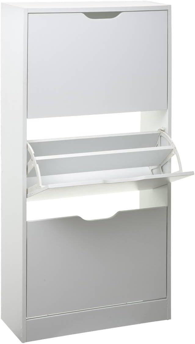 SCARPIERA 3CASS.BIANCO CM.60X119H