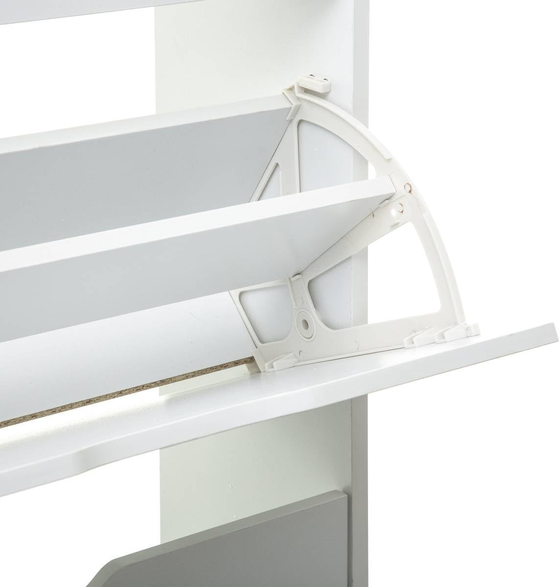 SCARPIERA 3CASS.BIANCO CM.60X119H