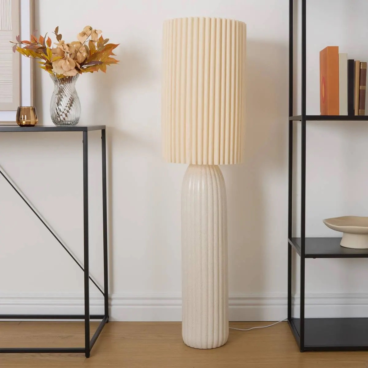 LAMPADA KENAN H.122 CERAMICA BEIGE