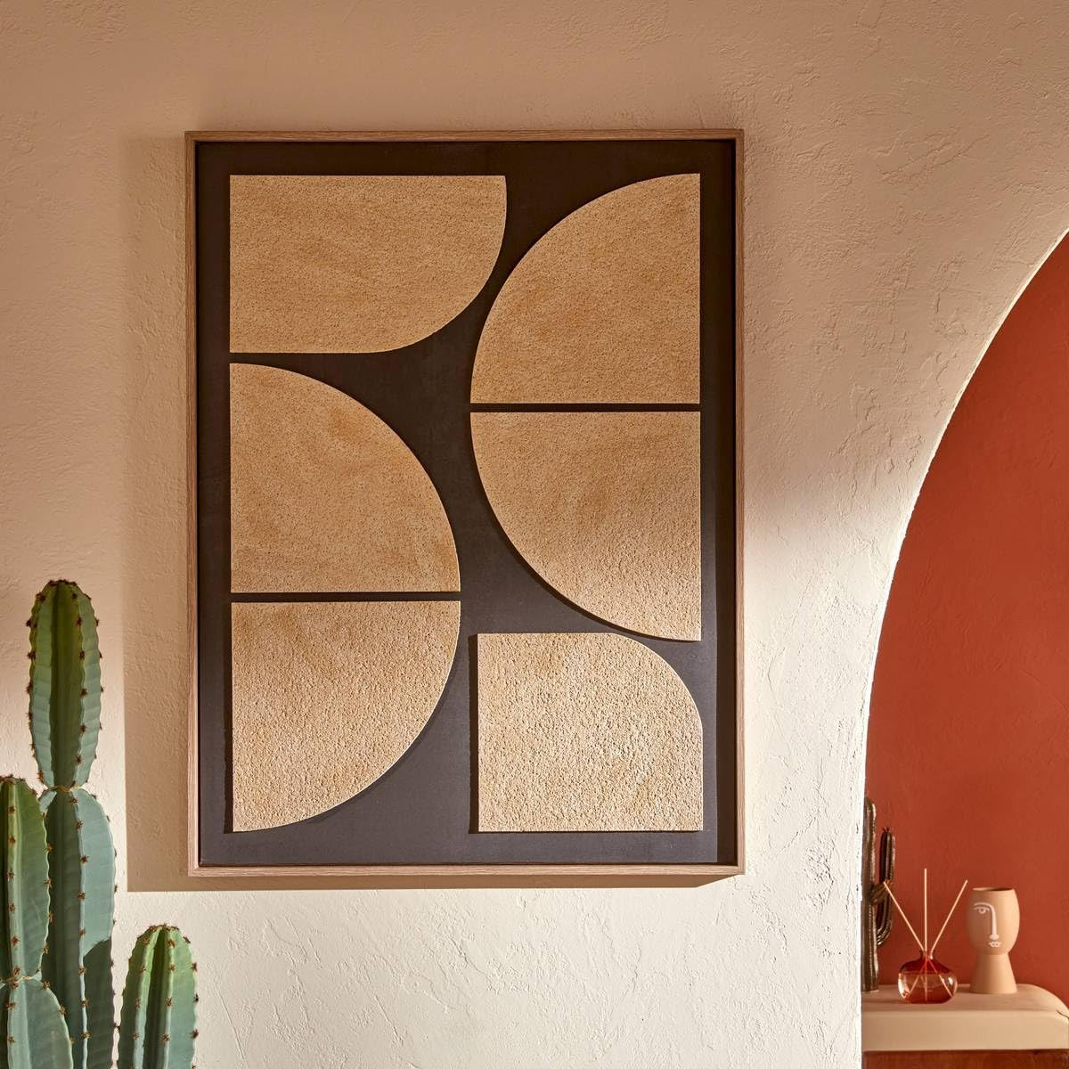 QUADRO 3D ANOUK CM.60X80 NERO/B.CO