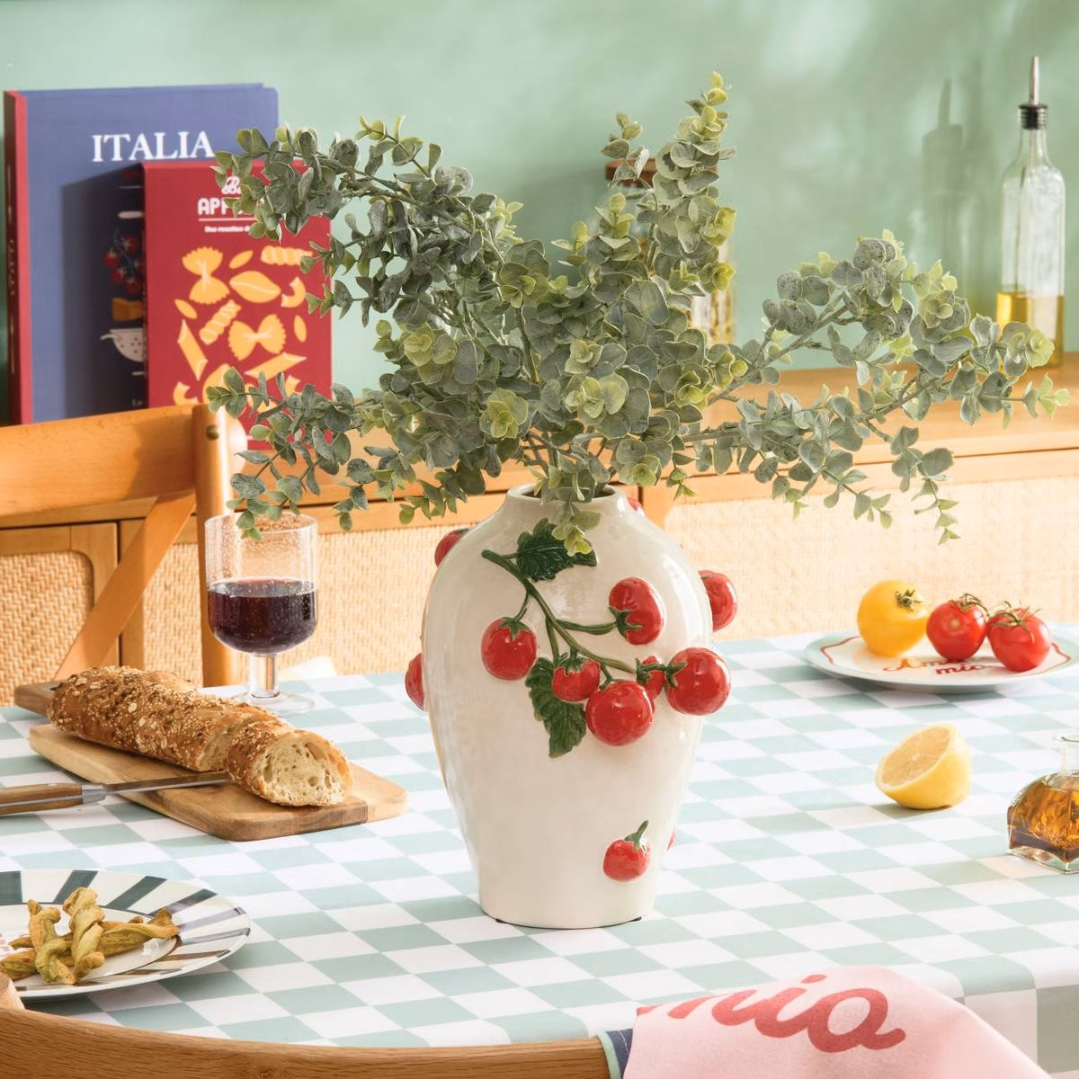 VASO CERAMICA H.25.5 POMODORO