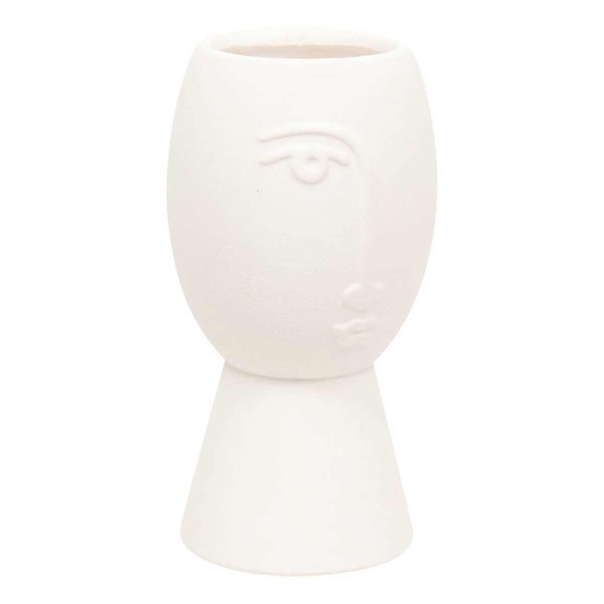 VASO CERAMICA VOLTO H.19.8 ASS.2