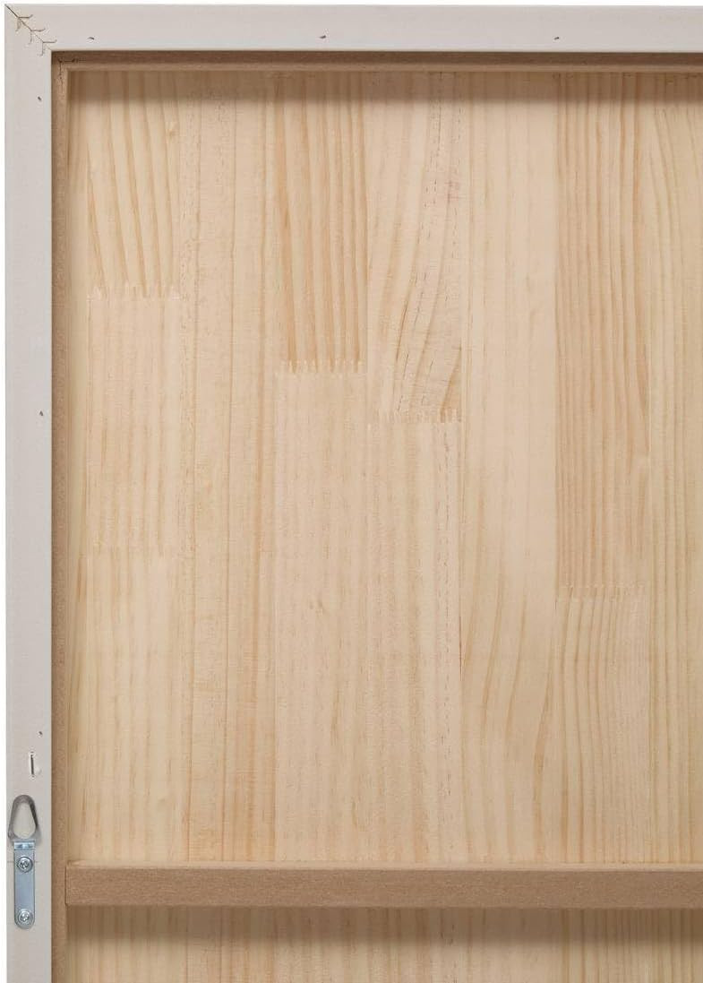 QUADRO APRIL CM.116X75 FOGLIE LEGNO