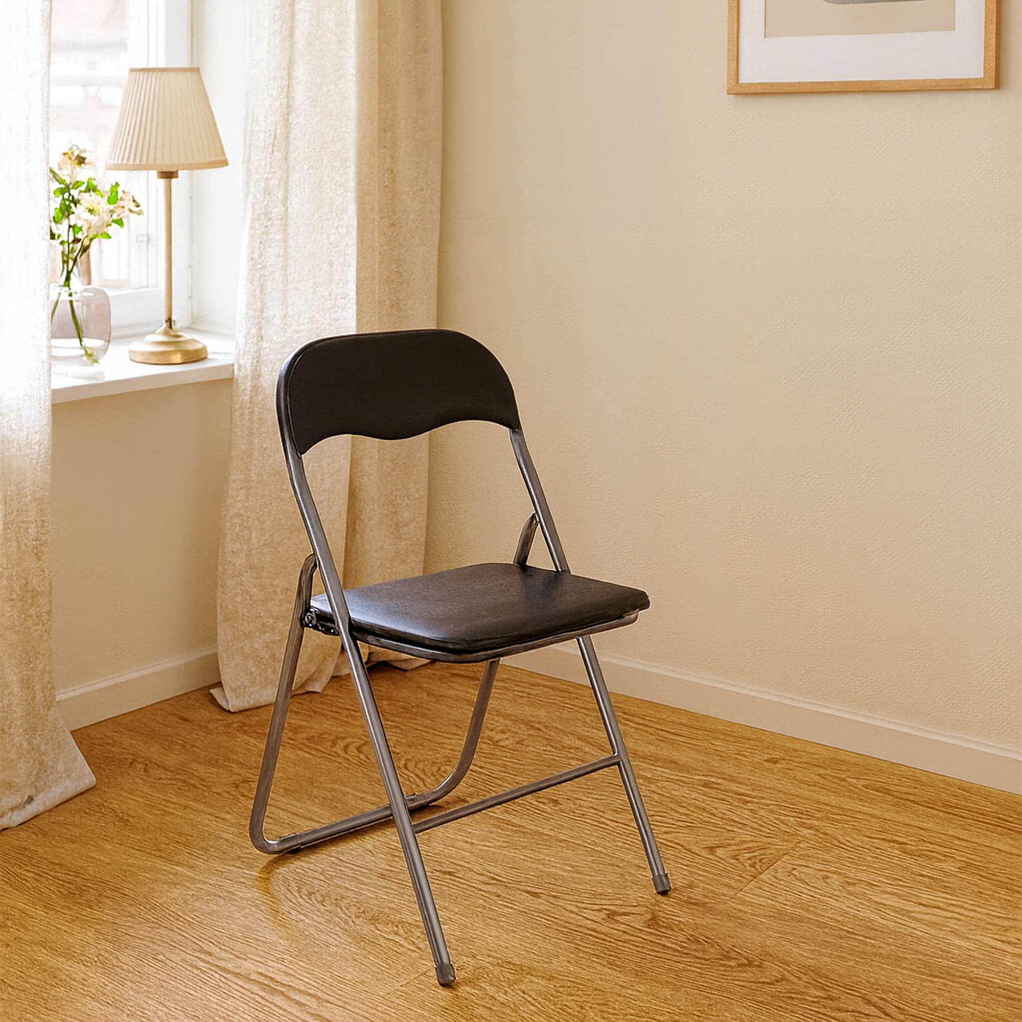 SEDIA PIEGHEVOLE BRIATICO NERA