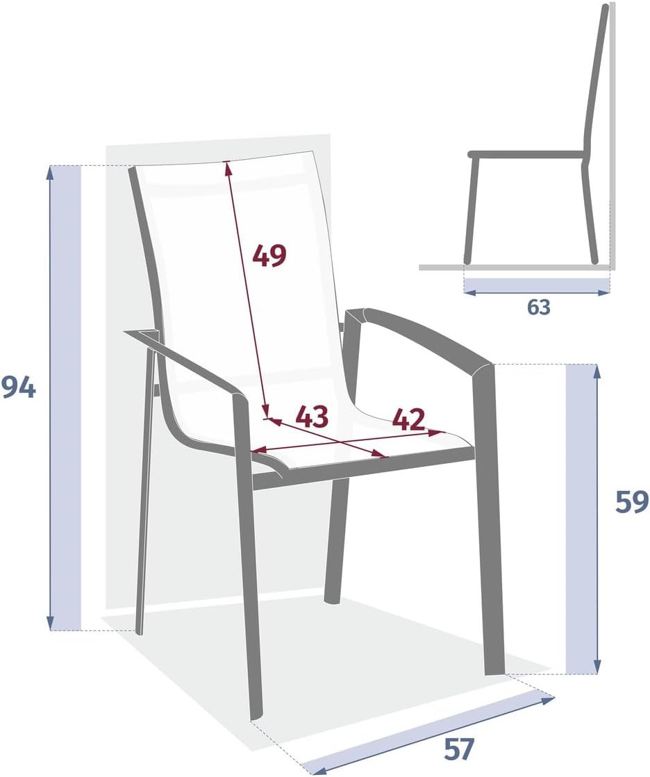 TAVOLO ALLUM.&PIETRA 259-339 C/6 POLTRONE ARGILLA