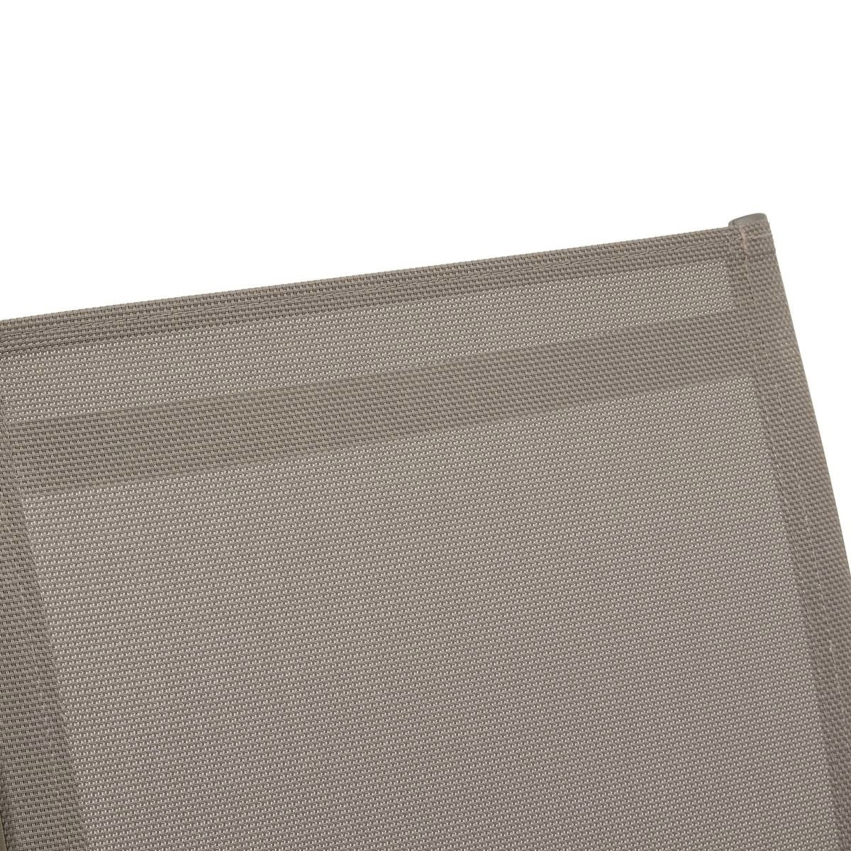 TAVOLO ALLUM.&PIETRA CM.259-339 C/6 POLTRONE CAFFE