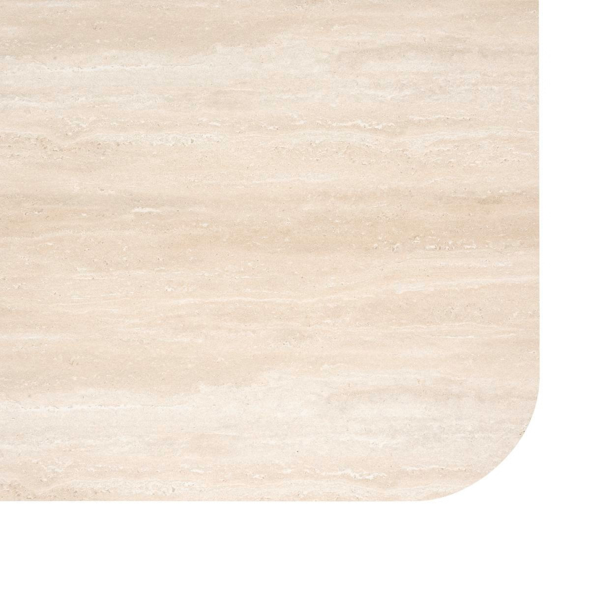 TAVOLO ALLUM.&PIETRA CM.259-339 C/6 POLTRONE CAFFE