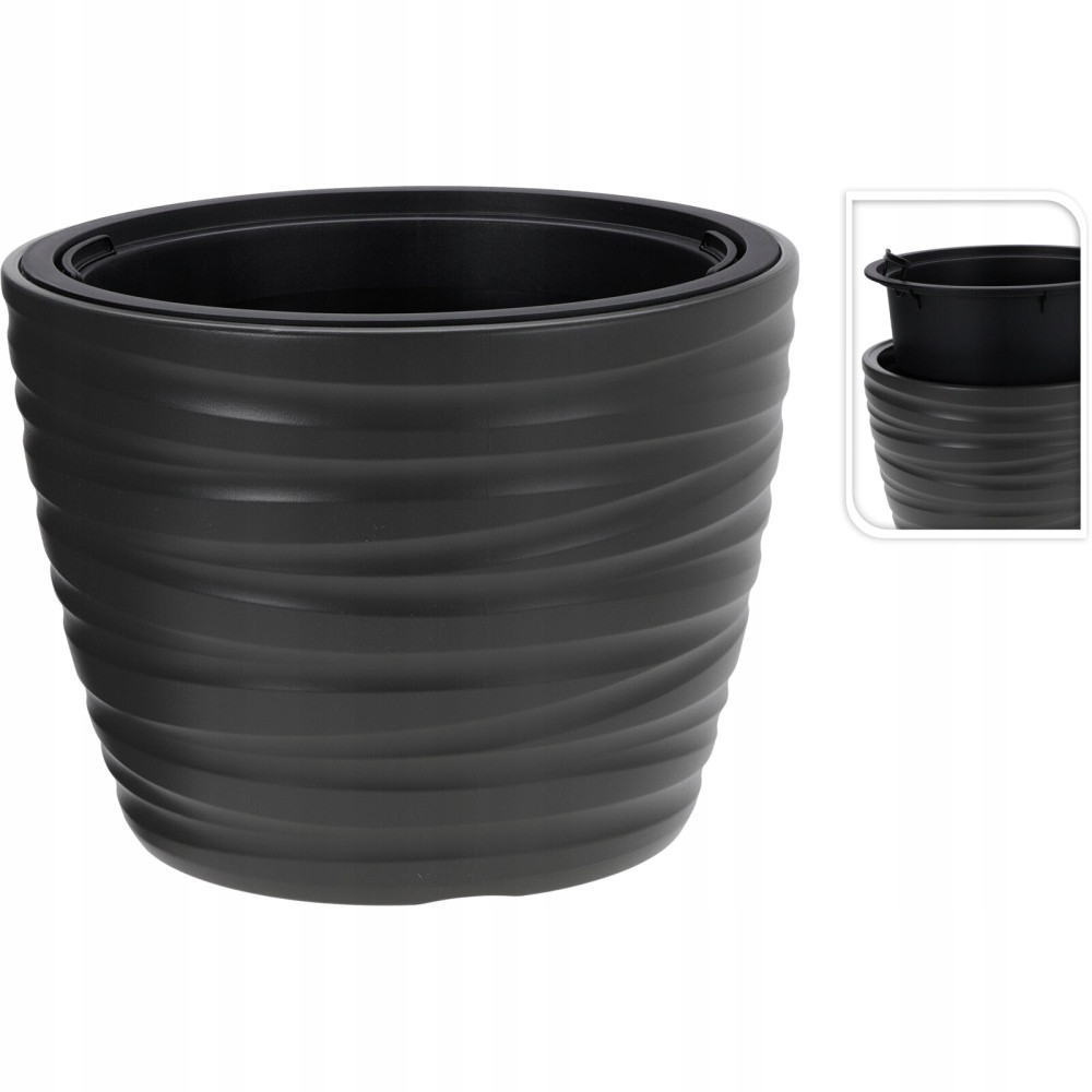 VASO 2IN1 D.7XH28 GRIGIO