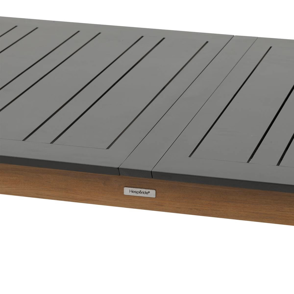 TAVOLO CM.214-274 CON 6 POLTRONE ANTRACITE