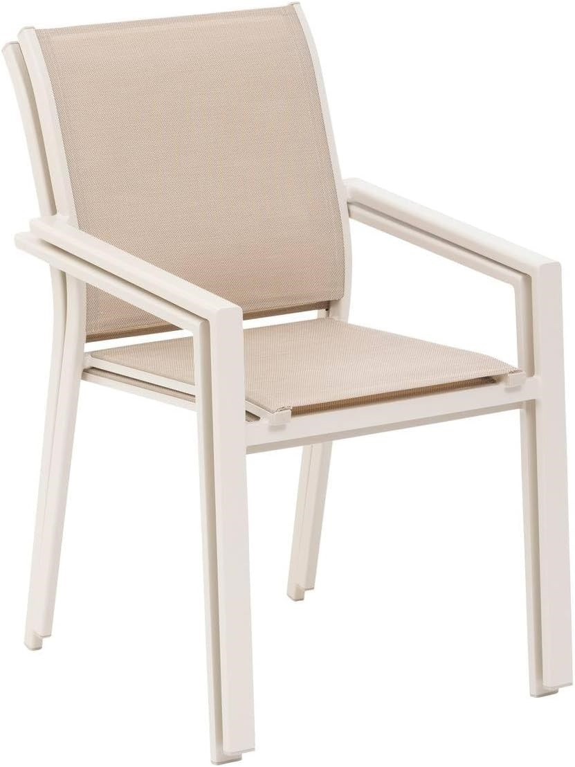 TAVOLO CM.214-274X110 CON 6 POLTRONE ARGILLA