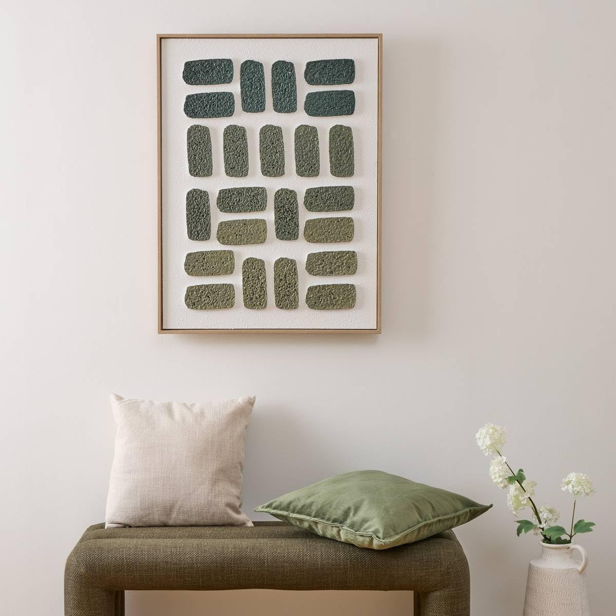 QUADRO 3D ALADJI CM.60X80 VERDE