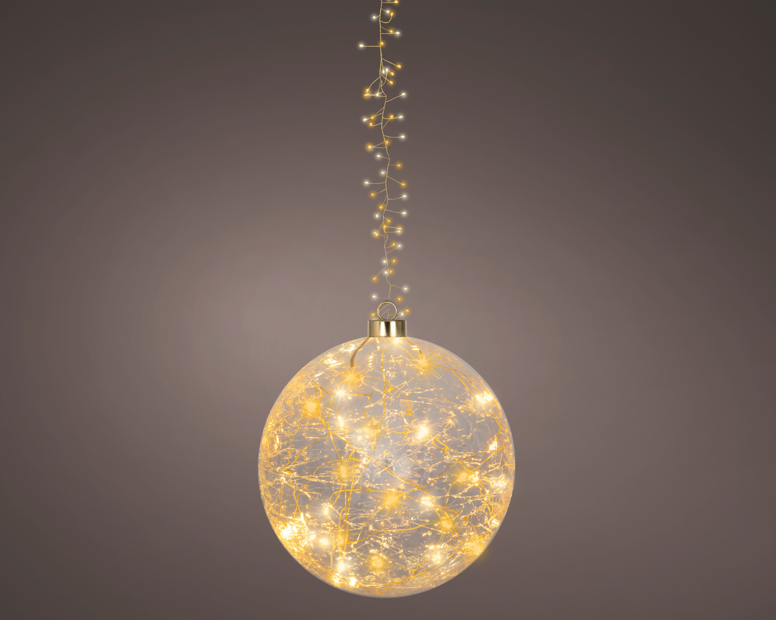 PEND.PALLA LUMINOSA D.19 LUCE CALDA