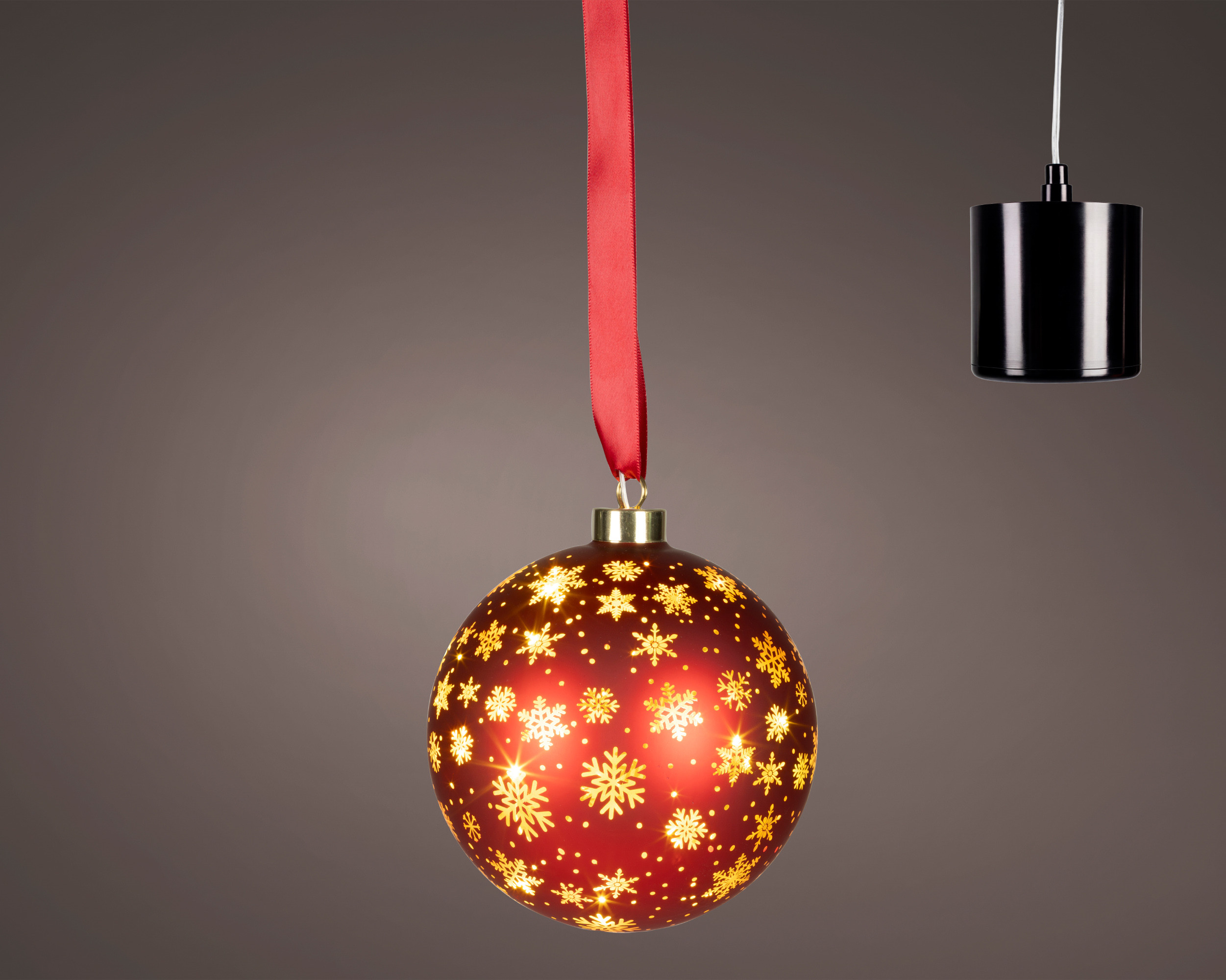 PALLA MICRO LED D.14 L.CALDA ROSSA