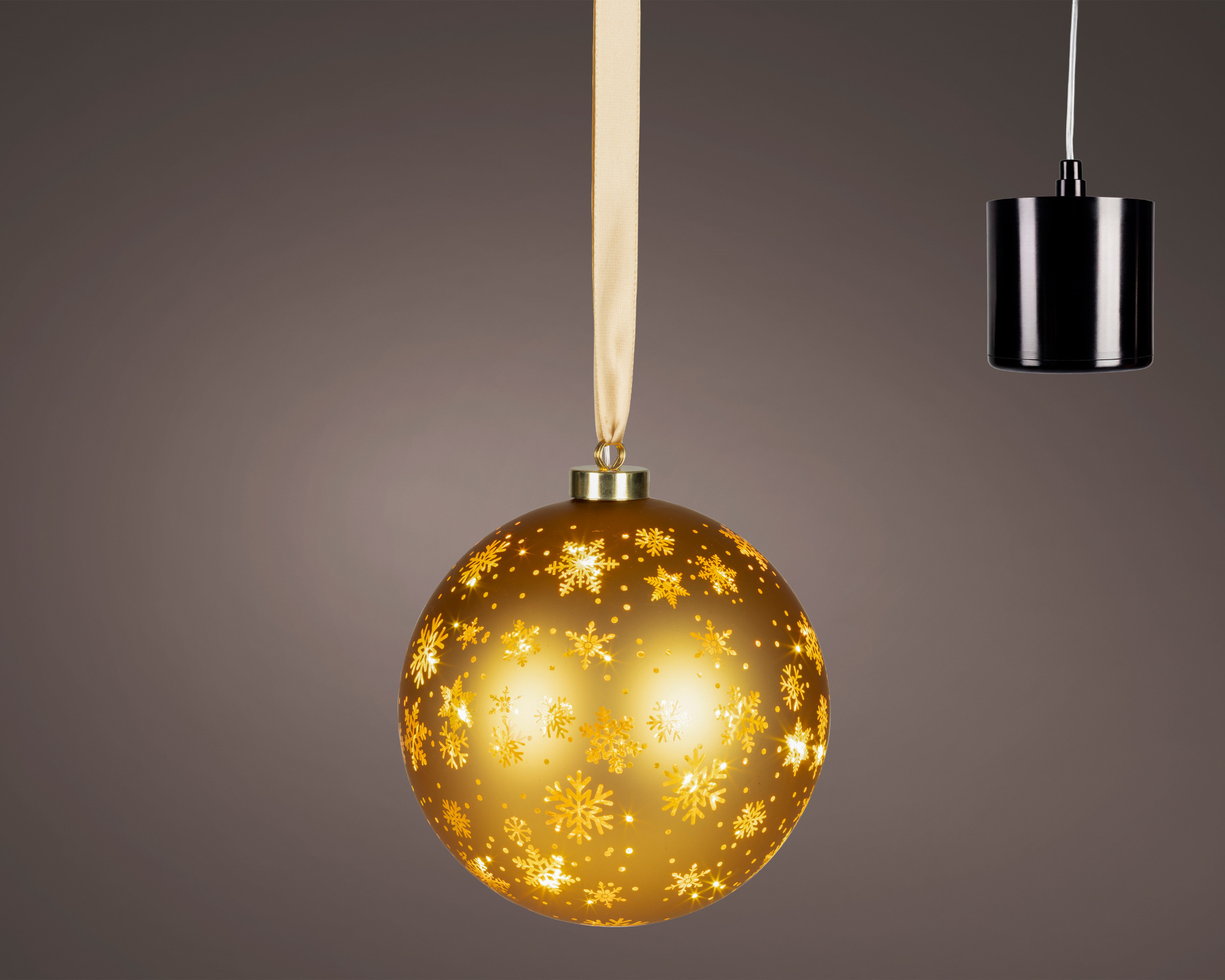 PALLA MICRO LED D.19 L.CALDA ORO