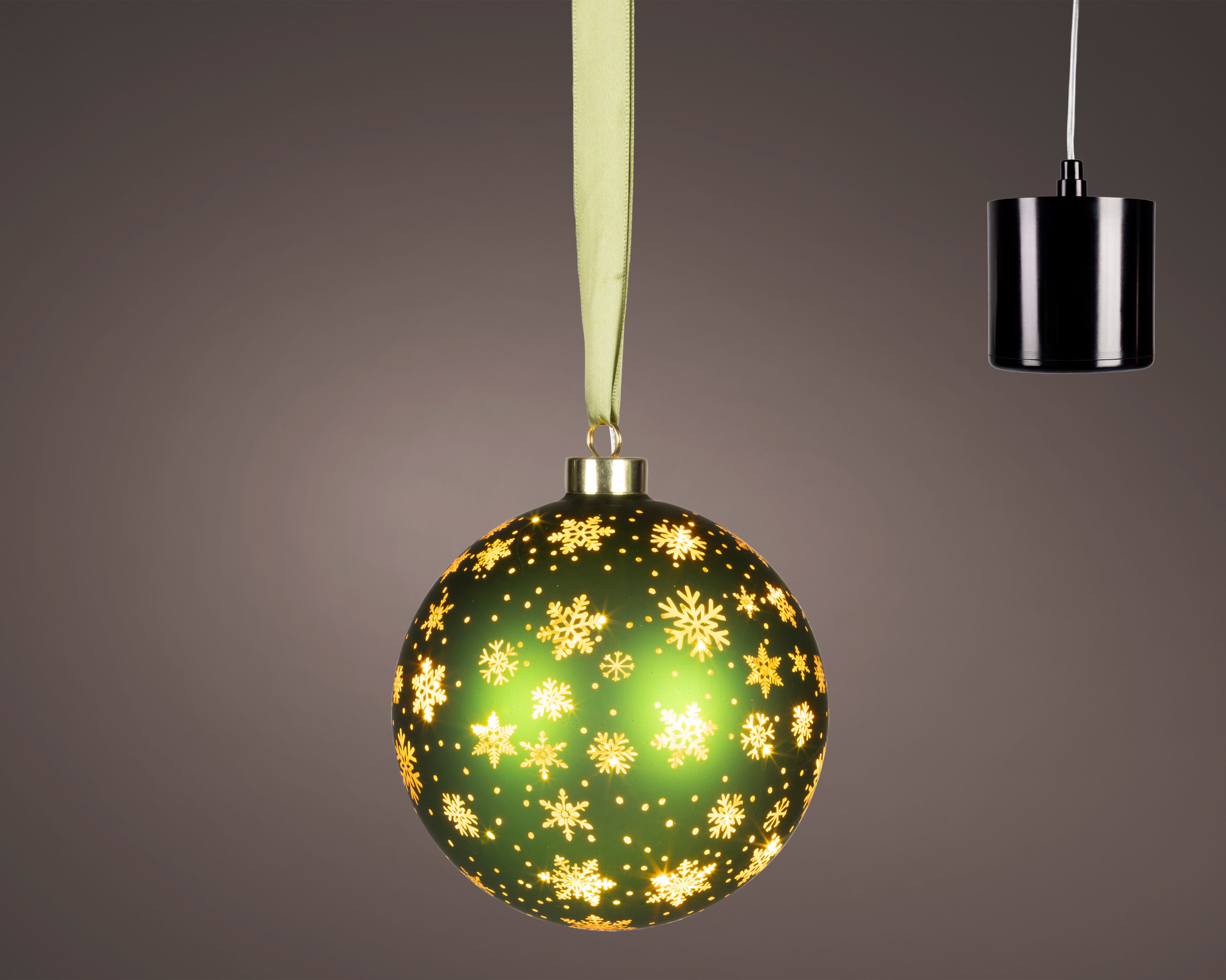 PALLA MICRO LED D.14 L.CALDA VERDE