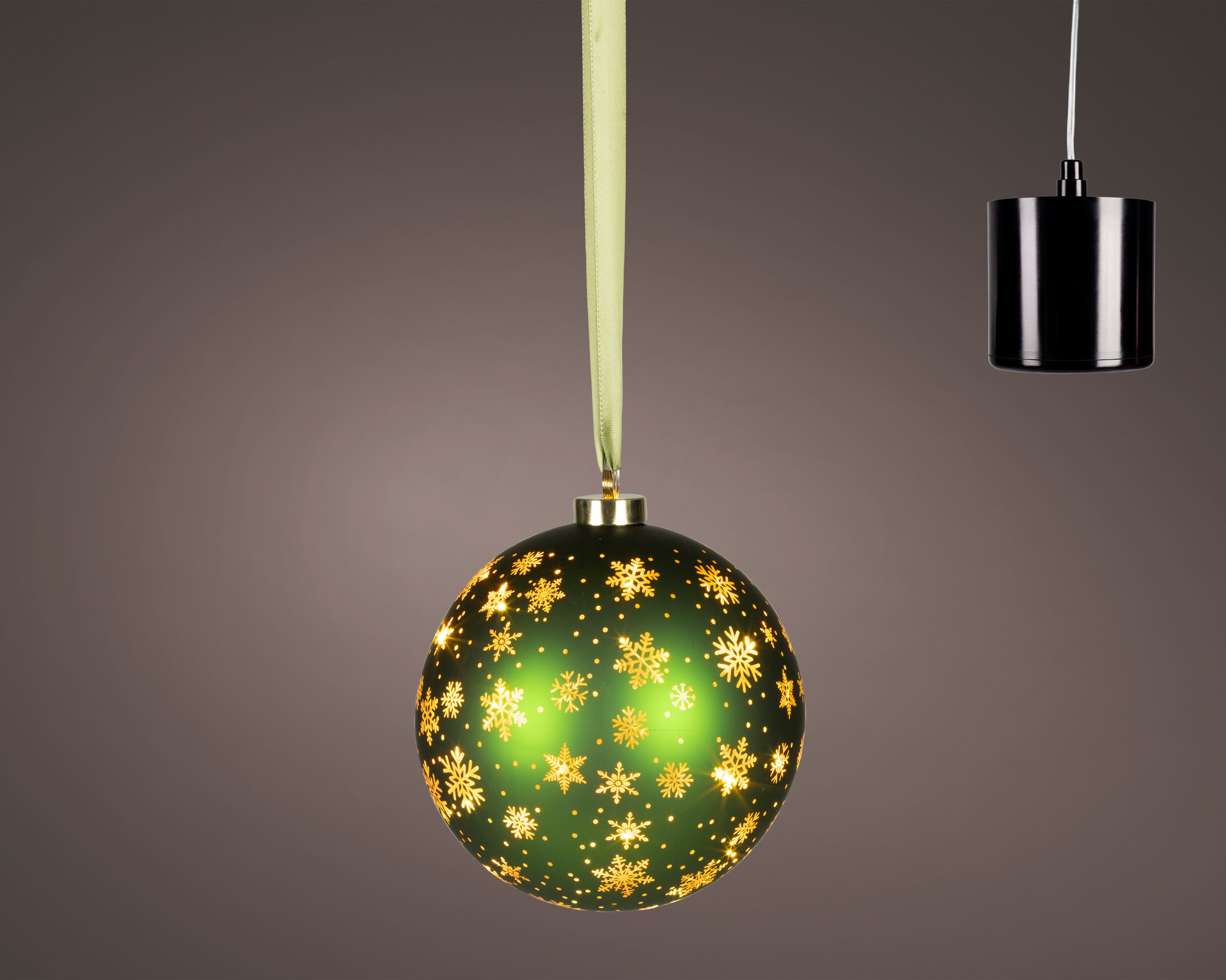 PALLA MICRO LED D.19 L.CALDA VERDE
