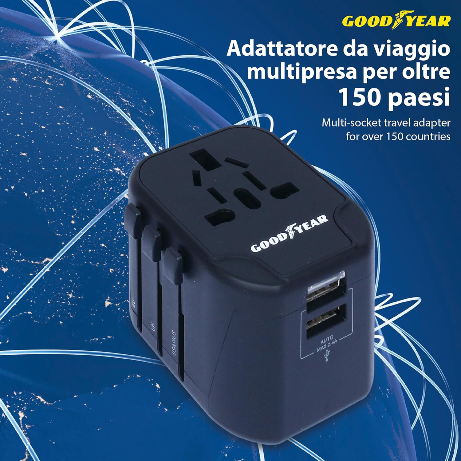 GOODYEAR ADATTATORE ALIMENT.DA VIAGGIO