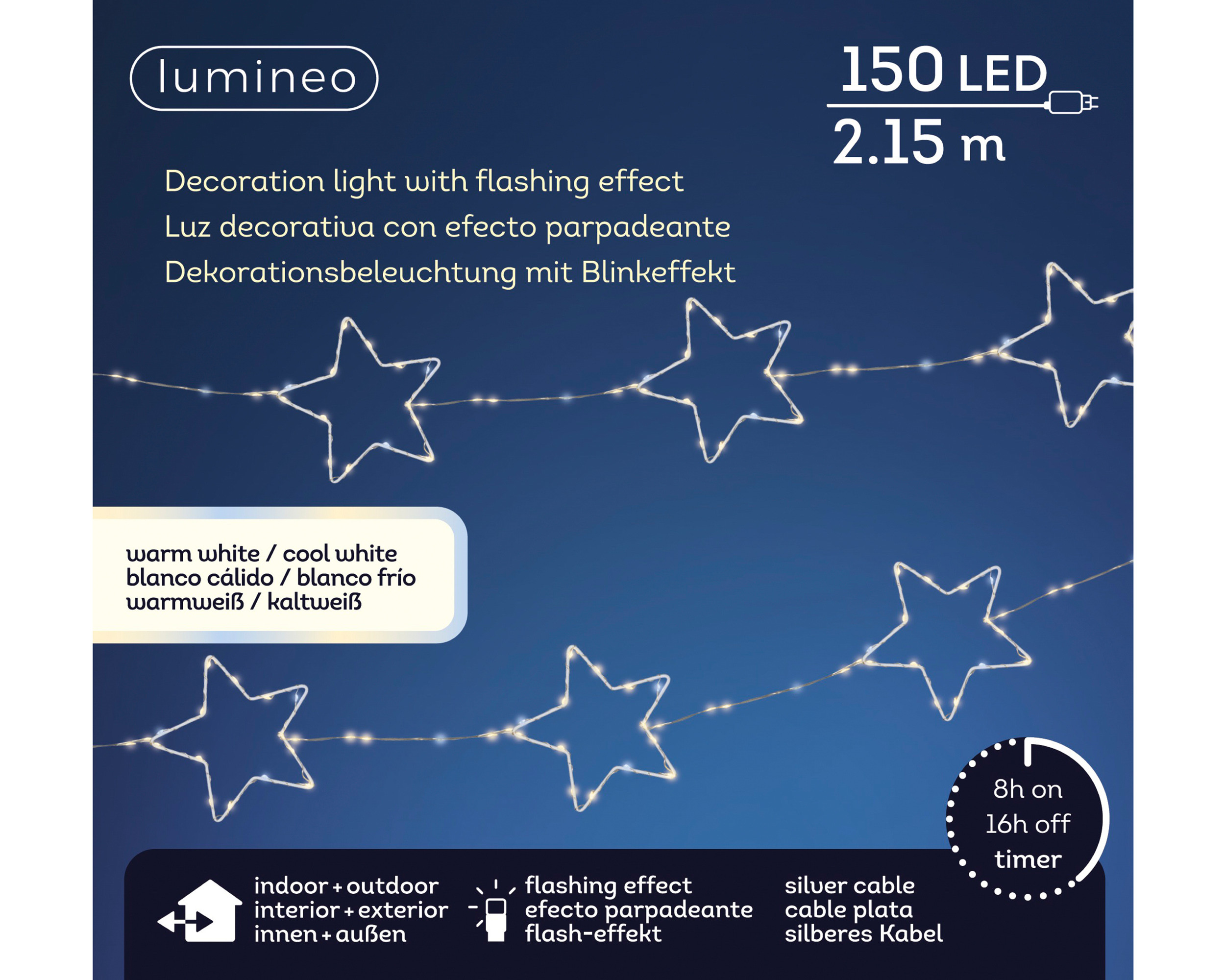 GHIRLANDA DI MICRO LED P.EST.CM.215