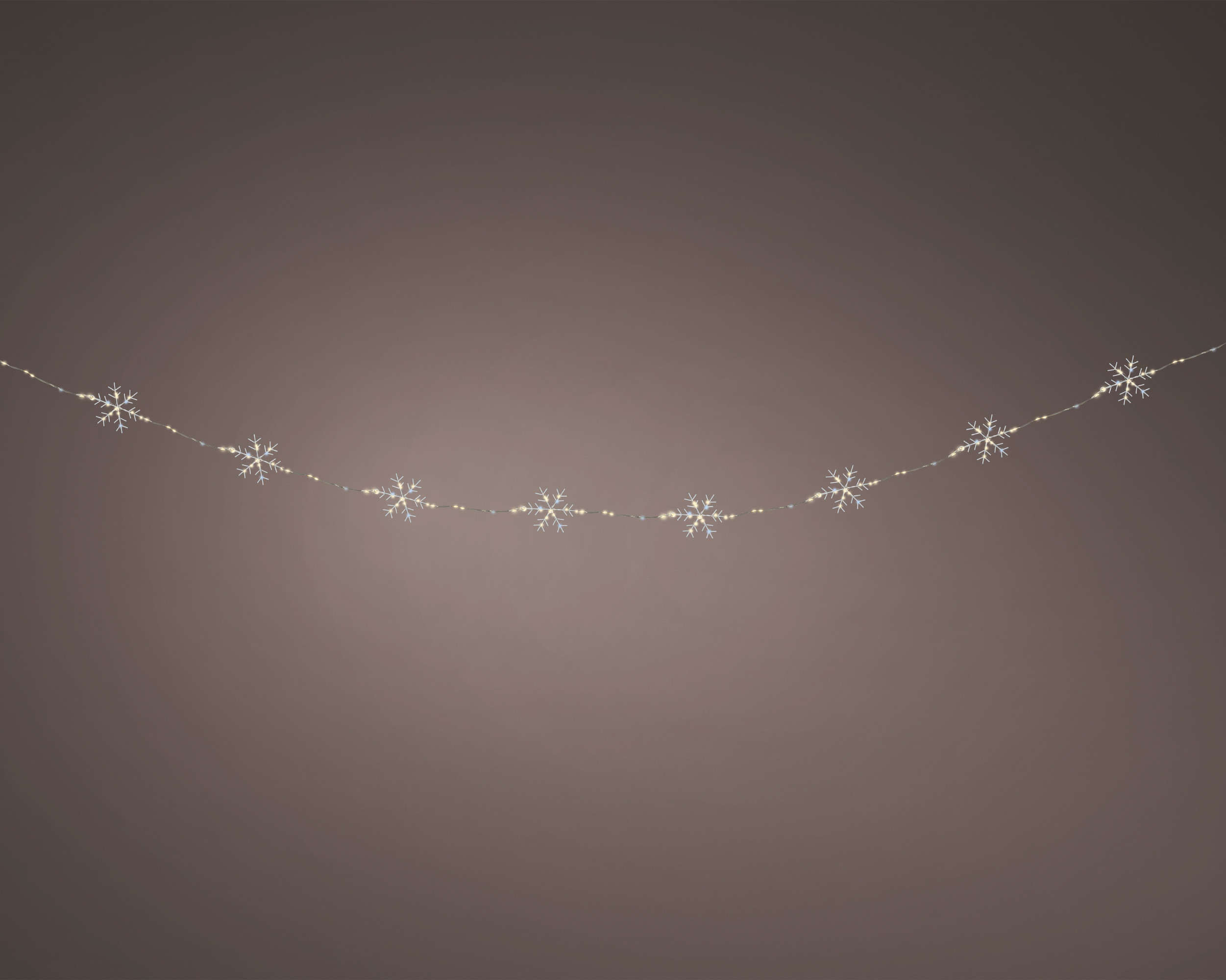 GHIRLANDA MICRO LED PER ESTERNO CM.225 LUCE CALDA
