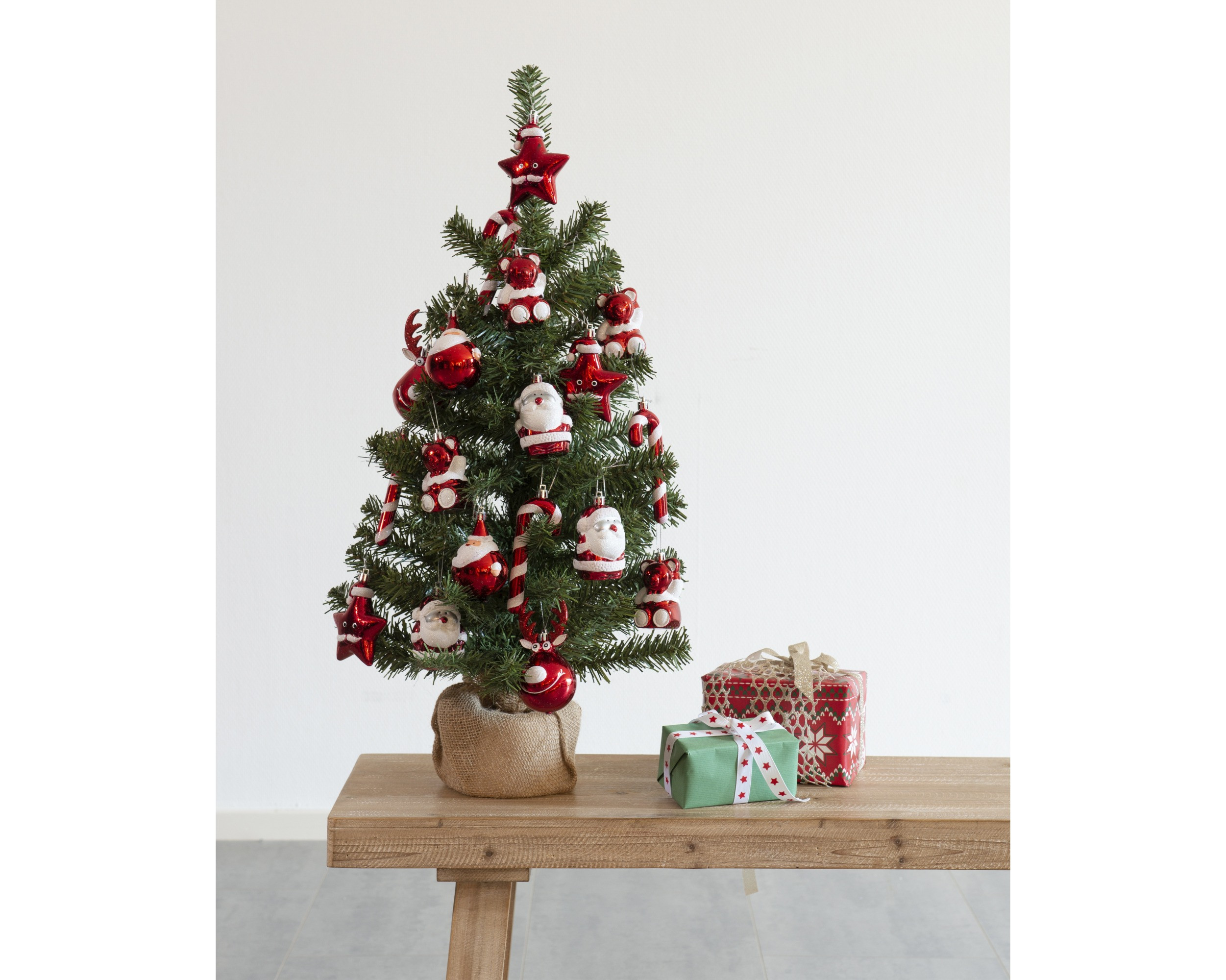 MINI ALBERO IMP.DECORATO CON 20 FIGURE D.41X75H