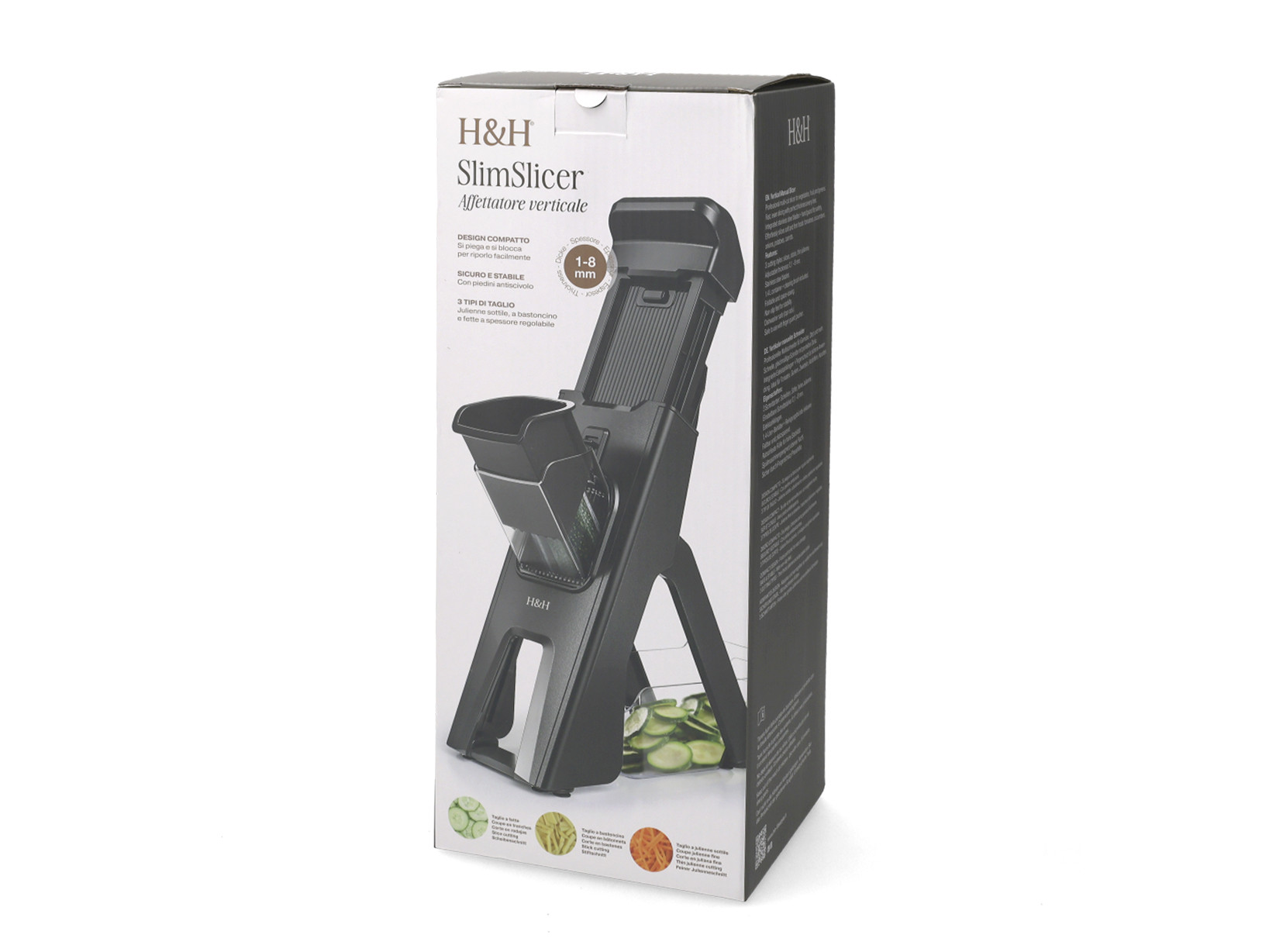 AFFETTATUTTO VERTICALE COMPACT NERO