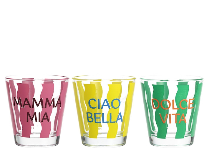 SET3 BICCHIERI VTR DEC MAMMY CL.25