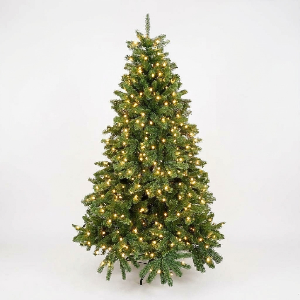 ALBERO DI NATALE SILICONE CM.210 C/1300 LED 1236 P