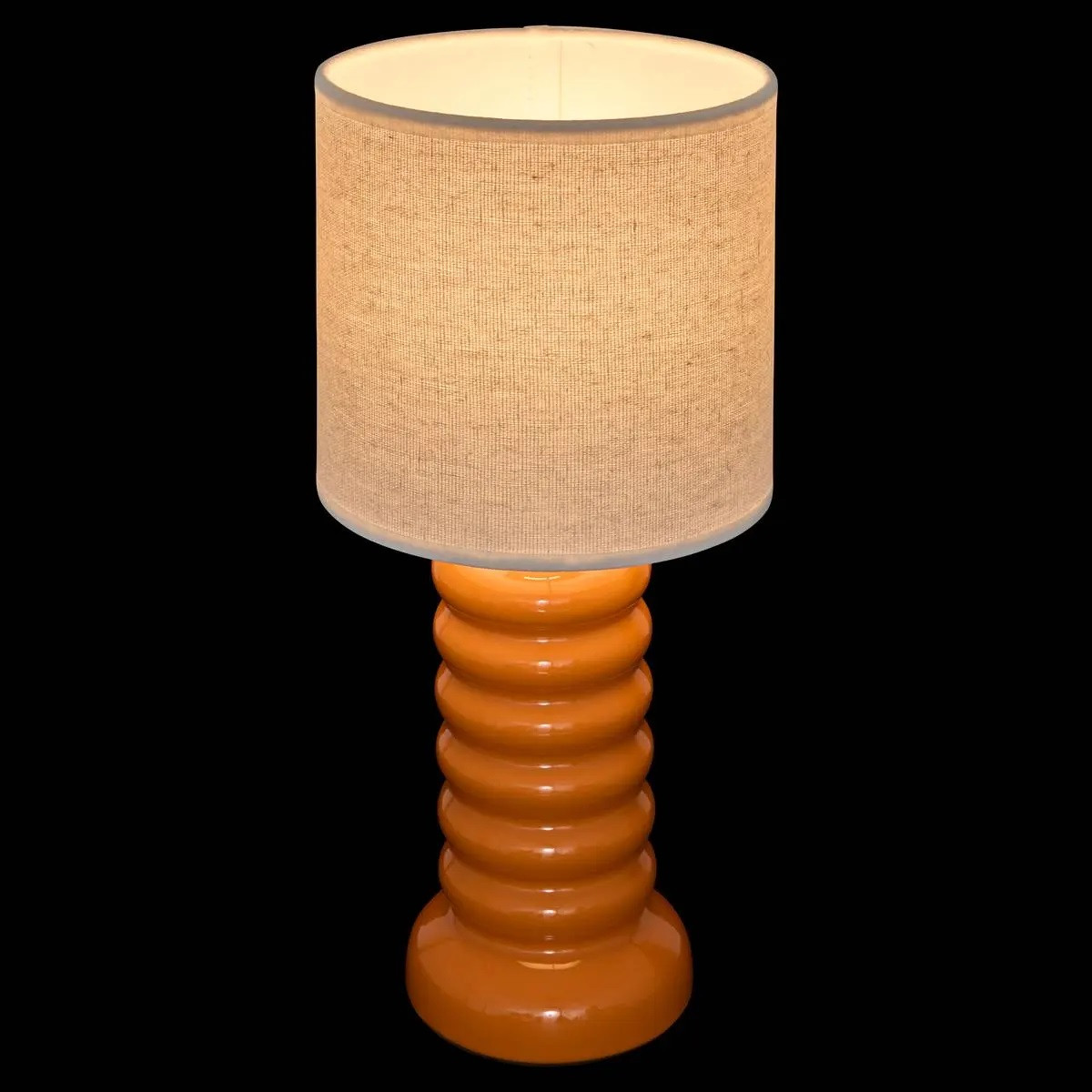 LAMPADA VINAS H.33 CERAMICA ARANCIONE