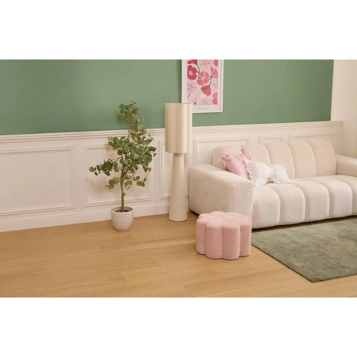 LAMPADA DA TERRA BLANCA H.124 BEIGE