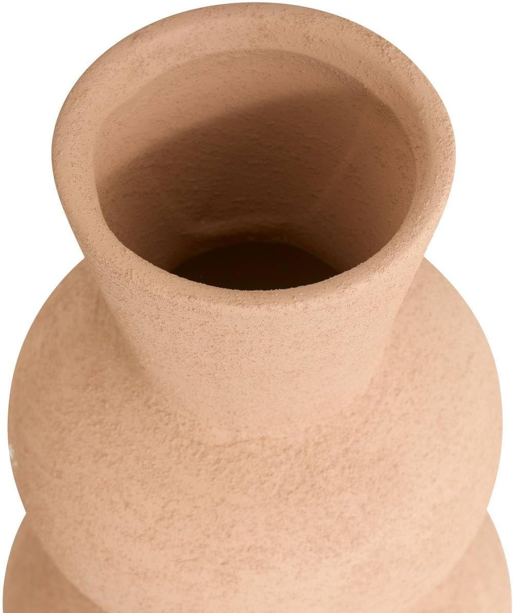 VASO TOTEM EZIA H.48 CERAMICA CARAMELLO