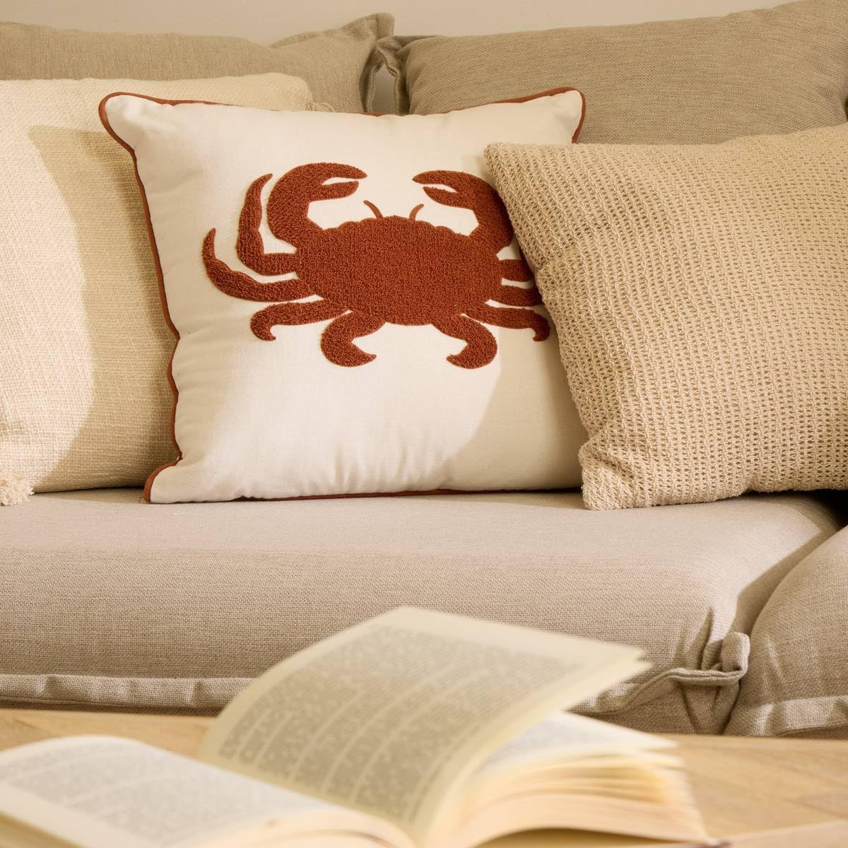 CUSCINO OCEANIA CM.45X45 BIANCO