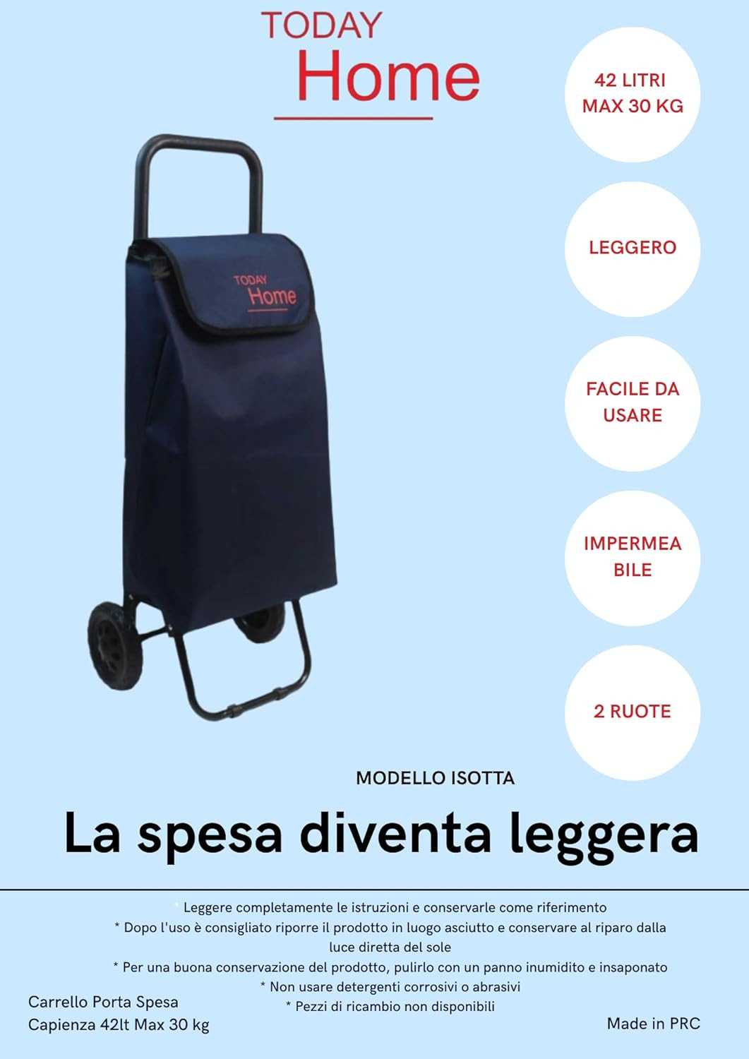 CARRELLO SPESA ISOTTA 52H