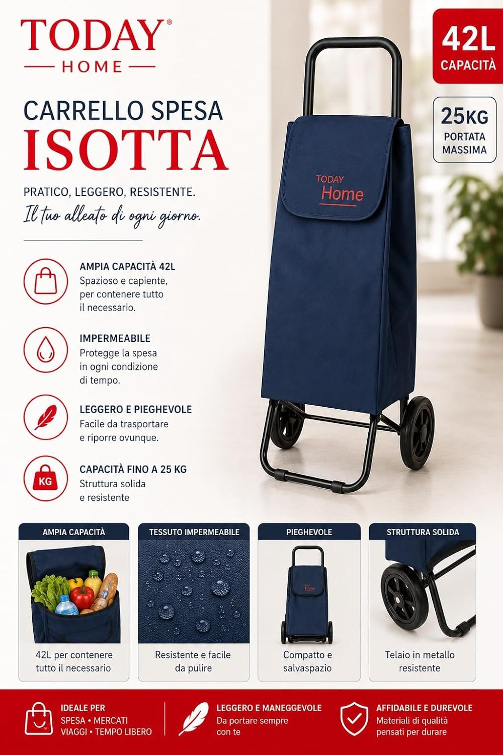 CARRELLO SPESA ISOTTA 52H