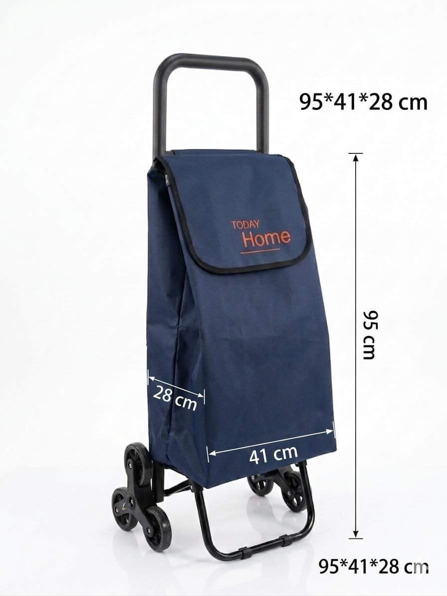 CARRELLO SPESA TRISTANO 3RUOTE H.52