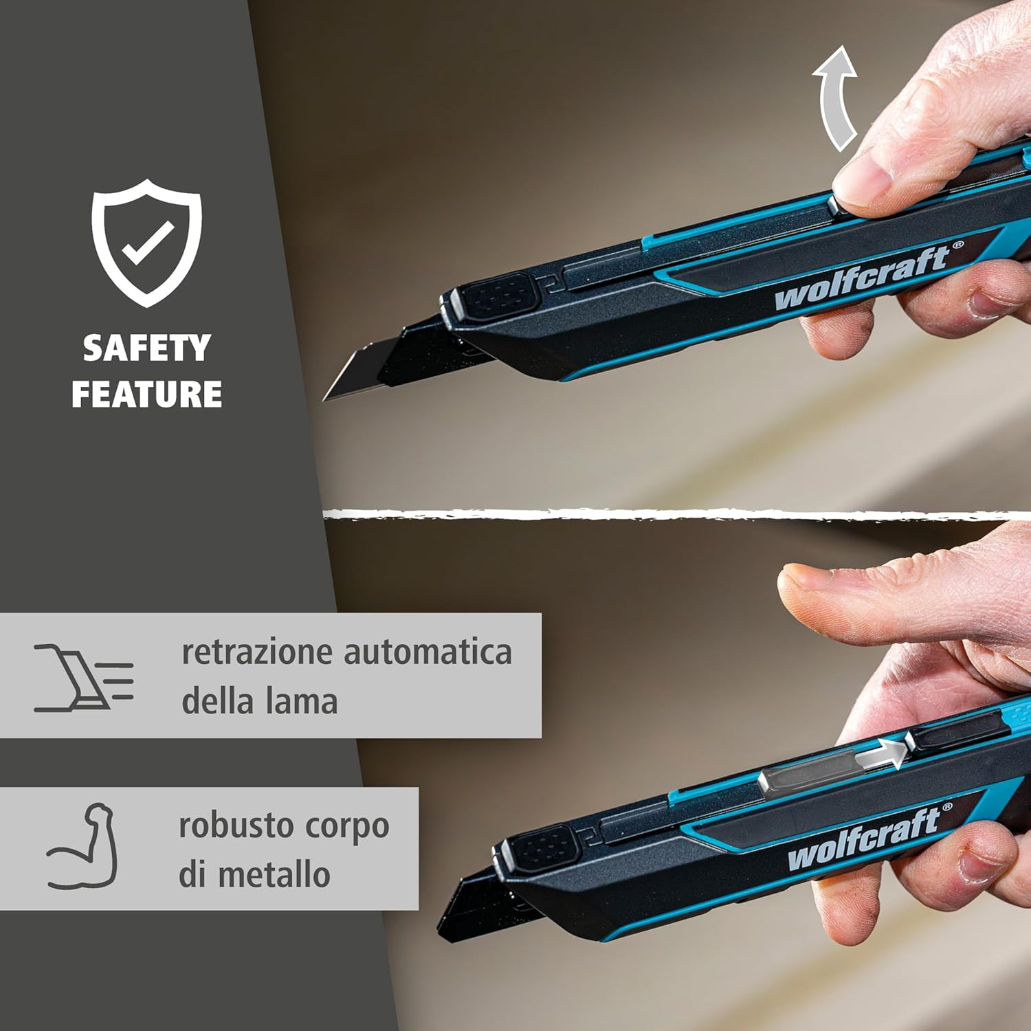 CUTTER C/LAMA SPEZZ.PROSAFETY MM.18