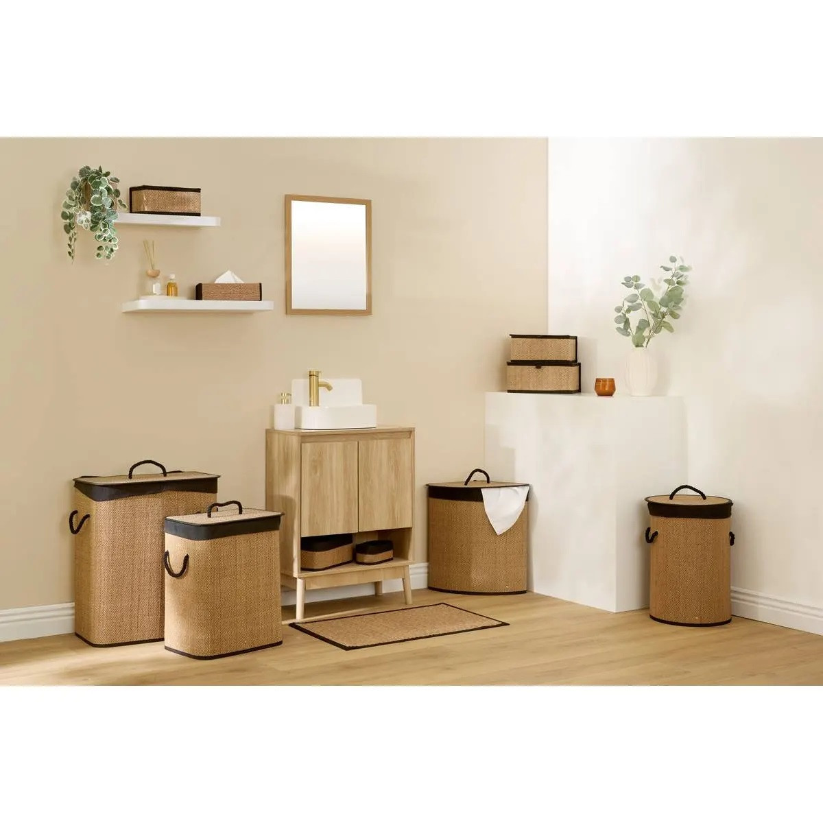 SCATOLA RETT.CM.30X22.5X13.5H BAMBU