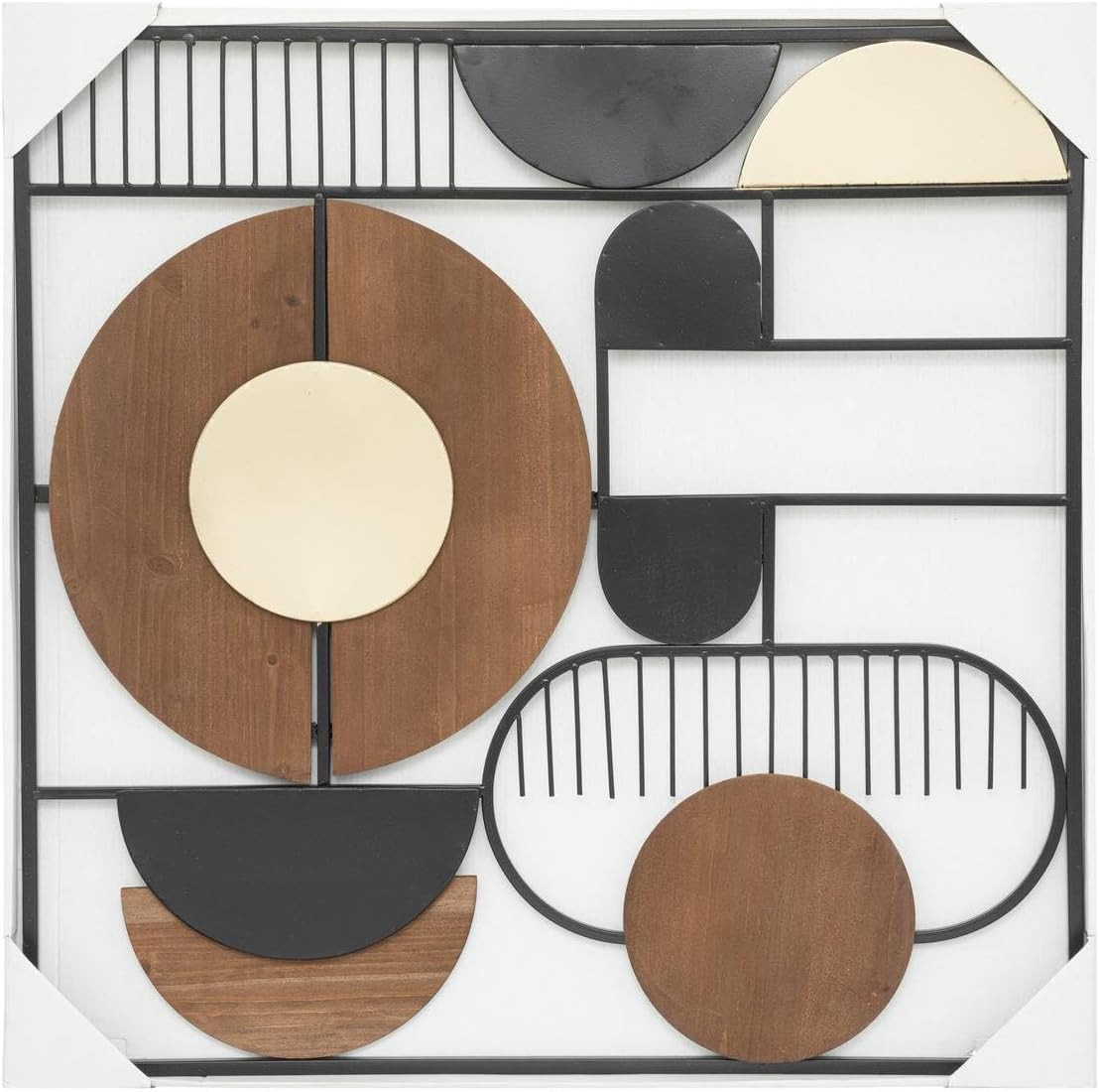 DECORAZIONE A MURO AENOR 70X70 METALLO