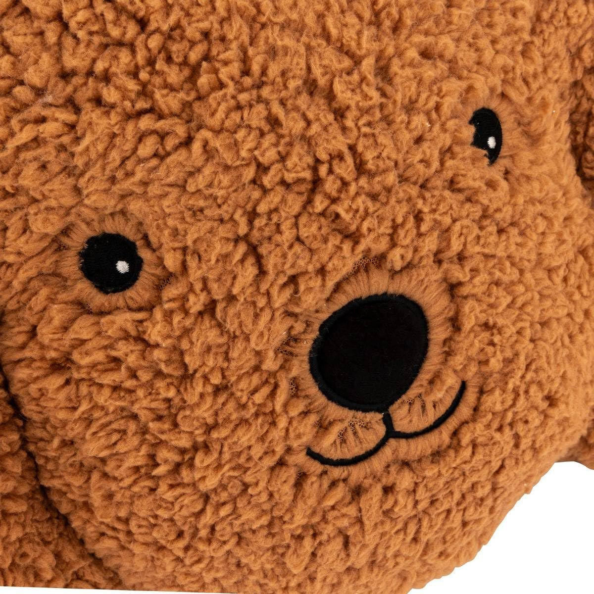 CUSCINO CANE BOUCLÉ CM.40X40 MARRONE