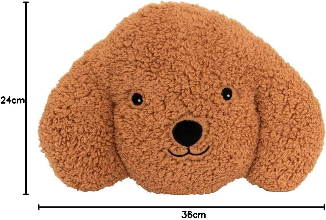 CUSCINO CANE BOUCLÉ CM.40X40 MARRONE