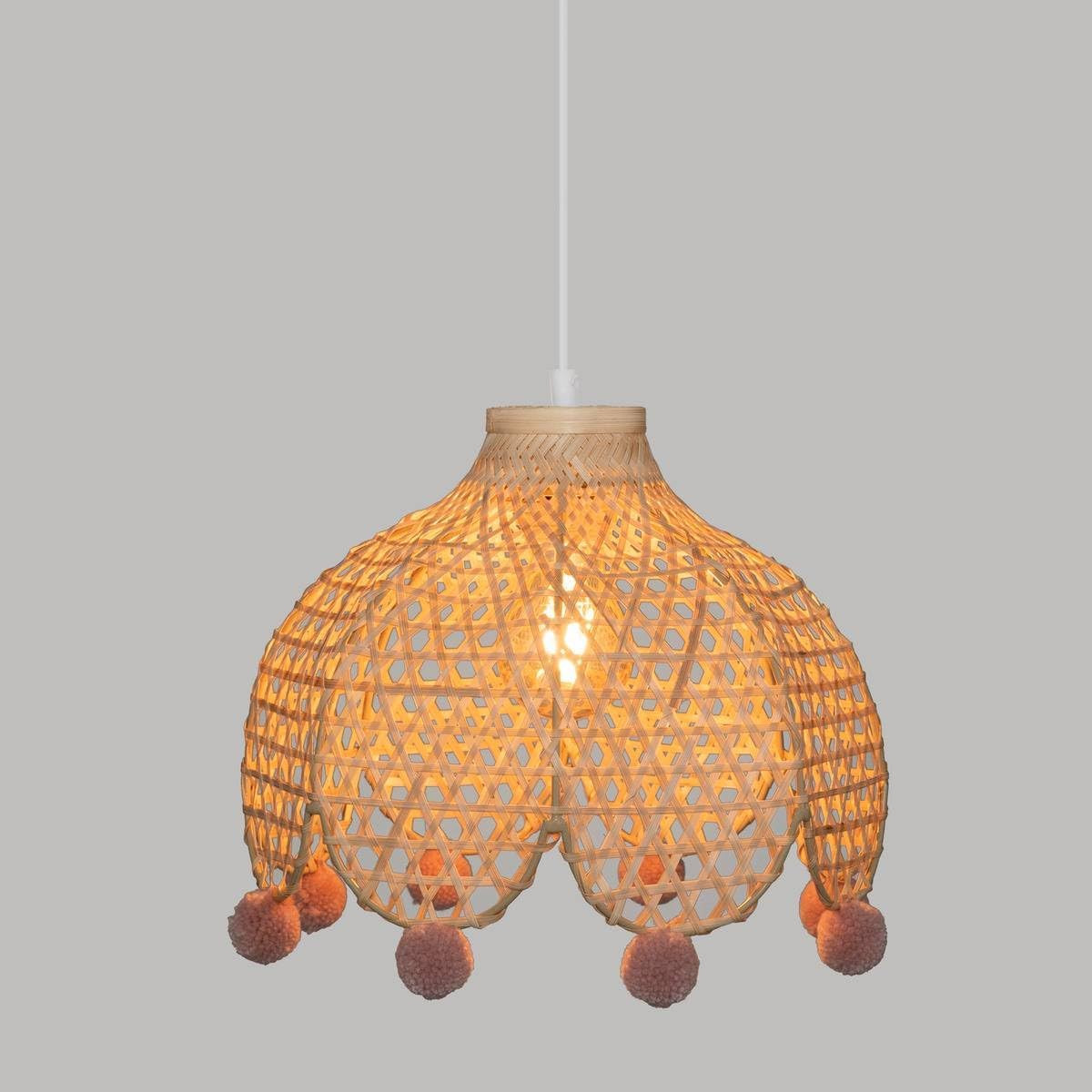 LAMPADARIO BAMBU'D.30 40W BEIGE