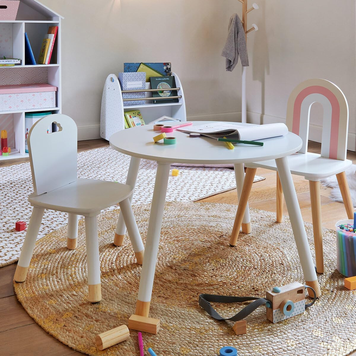 TAVOLINO BAMBINI D.60 BIANCO