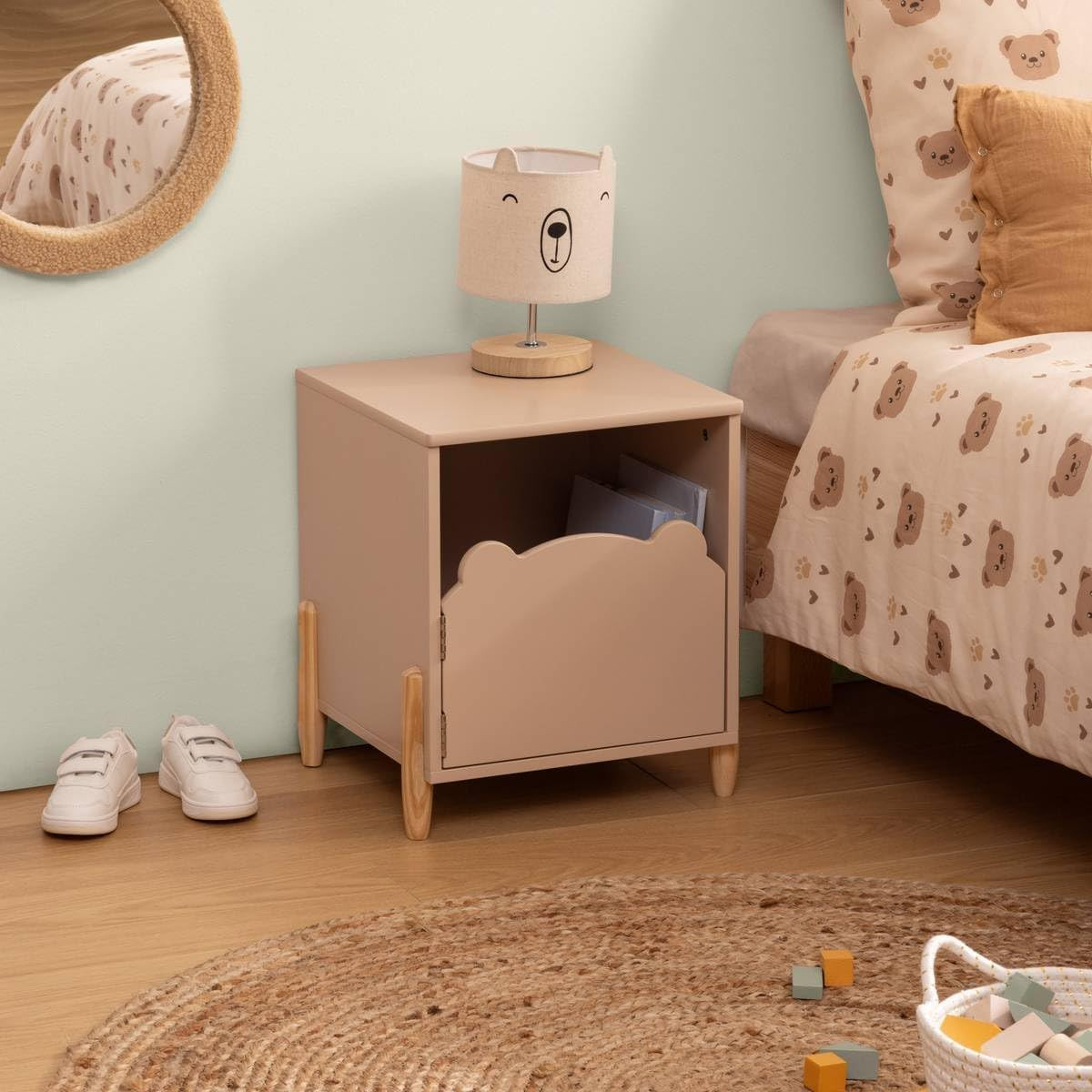 LAMPADA BOUCLE TOXEY H.22 BIANCA