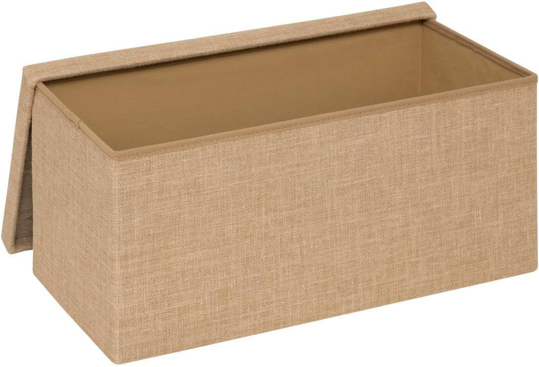 POUF PIEGHEVOLE CM.76X38X38 EFFETTO JUTA