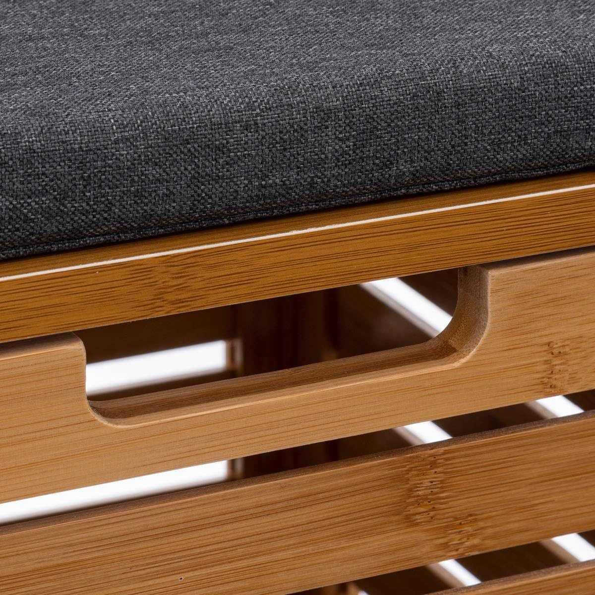 SGABELLO CONTENITORE BAMBÙ CM.35X49H