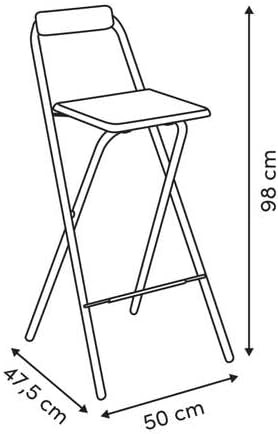 SGABELLO BAR PIEGH.LOUNA H.98 B.CO