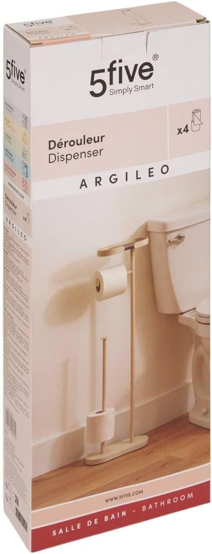 PORTAROTOLO/CARTA WC ARGILEO BEIGE