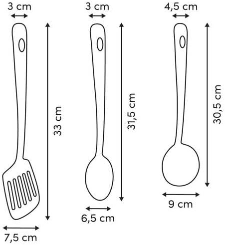 SET3 UTENSILI BRILLANCE ACC.INOX